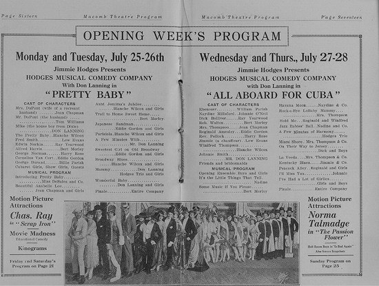 Emerald Theatre - Old Theatre Program (newer photo)